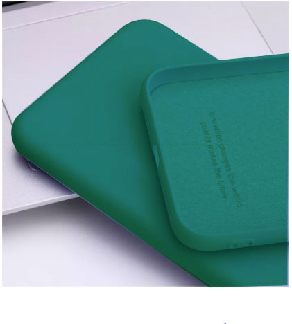 Redmi Note 10 Pro / Pro Max Liquid Silicone Back Cover Case With TPU & Matte Finish - Dark Green