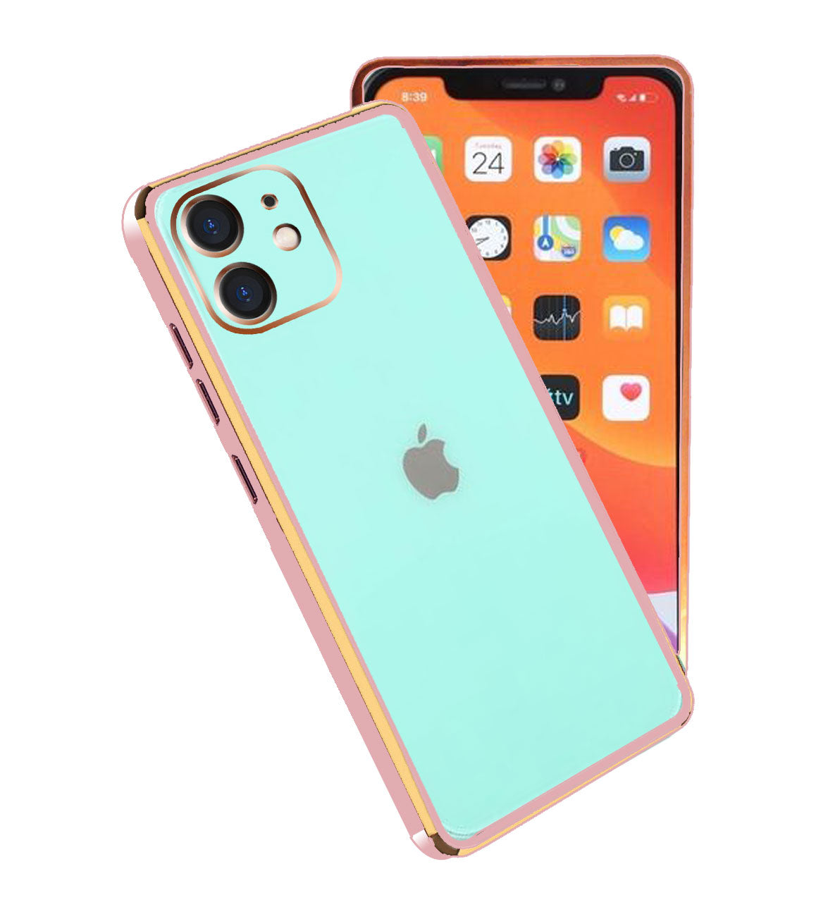 Electro Silicone Series Back cover Case For iphone 11 - Pink