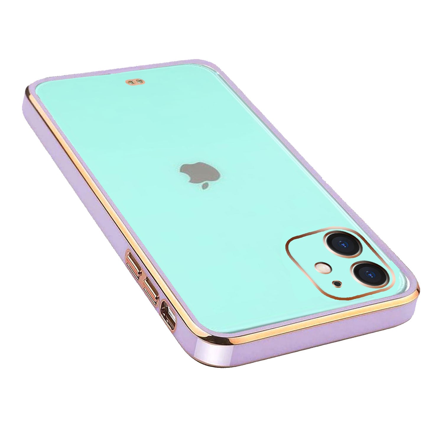 Electro Silicone Series Back cover Case For iphone 11 - Purple