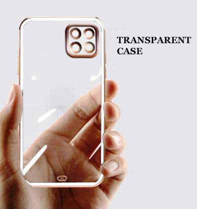 Electro Silicone Series Back cover Case For Samsung Galaxy A22 5G / Samsung Galaxy F42 5G - White